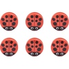 image:imageKikkerland  Ladybug Bag Clips Set Of 6  BC22 Red One Size