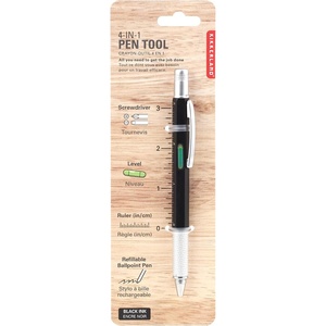 image:imageKikkerland 4In1 Pen Tool 4342Black