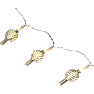 image:imageKikkerland 5ft 10 Hanging LED Disco String Lights Battery Operated Bedroom Living Room Inside Outside Decor Home Decor Party LightsSpiral