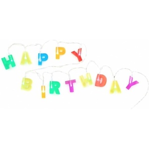 image:imageKikkerland Birthday String Lights