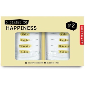 image:imageKikkerland Five Stages To Happiness Glasses