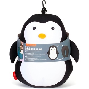 image:imageKikkerland Zip amp Flip Travel Pillow  Micro Bead Head Rest for Planes and Travel  ElephantPenguin