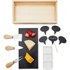 image:imageKikkerland Fancy Cheese Board Food Serving Plate Platter 12 Piece Charcuterie Wooden Box Set Picnics Party Favors Gift
