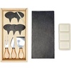 image:imageKikkerland Fancy Cheese Board Food Serving Plate Platter 12 Piece Charcuterie Wooden Box Set Picnics Party Favors Gift
