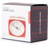 image:imageKikkerland Small Retro Classic Vintage Style Ticking Quartz Movement Analog Alarm Clock Glow in The Dark Hands for Bedroom Office Home Decor Battery Operated in RedRed