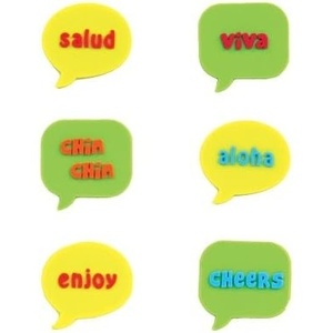 image:imageKikkerland Drink Markers Cheers