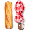 image:imageKikkerland Baguette Umbrella  Compact amp Wind Resistant with Storage Sleeve