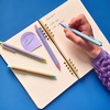 image:imageKikkerland Inkerie Glitter Gel Pens  Refillable Pen Set in Assorted Colors  Pack of 6