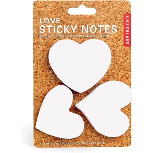 image:imageKikkerland Love Heart Shaped Sticky Notes ST21