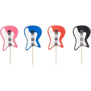 image:imageKikkerland Party Picks Guitar Set of 24 Multicolor