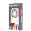 image:imageKikkerland Handheld Small Personal Pocket Tornado Fan USB Rechargeable White FA08WH for Travel Exercise EDC Wrist Strap