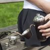image:imageKikkerland Leather FlaskFlask